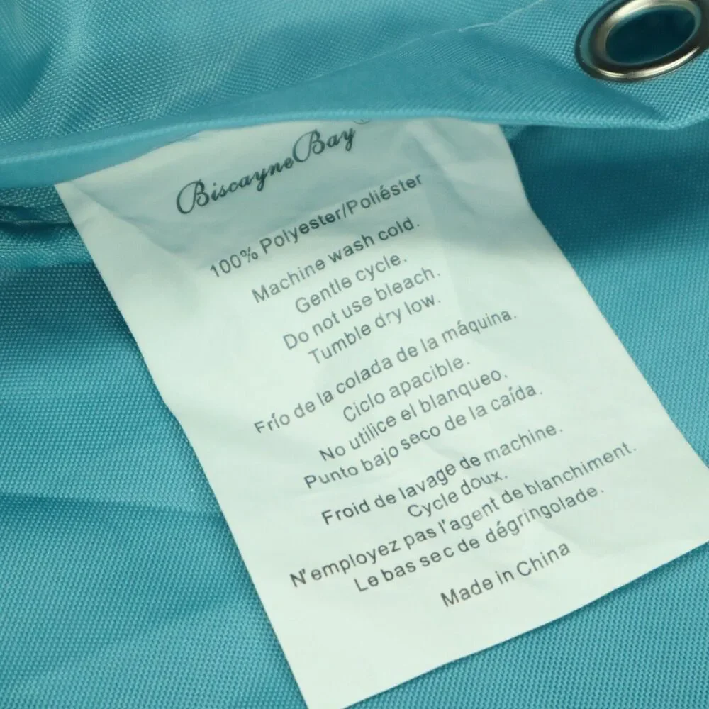 Biscayne Bay Blue Shower Curtain NEW